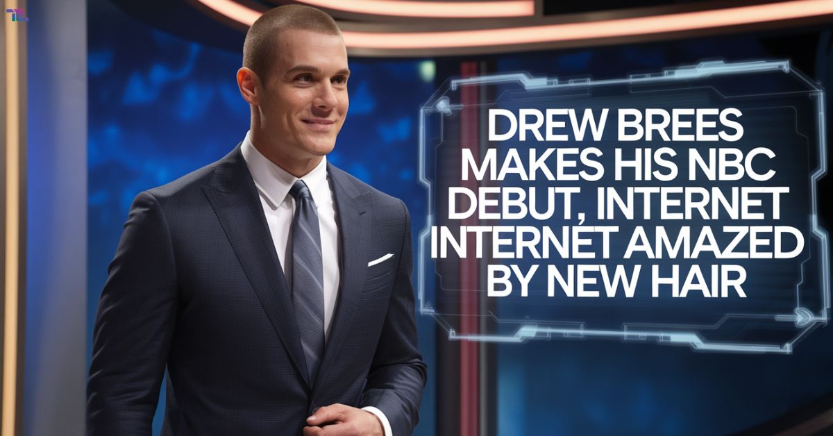 Drew Brees Makes His Nbc Debut, Internet Amazed By His New Hair